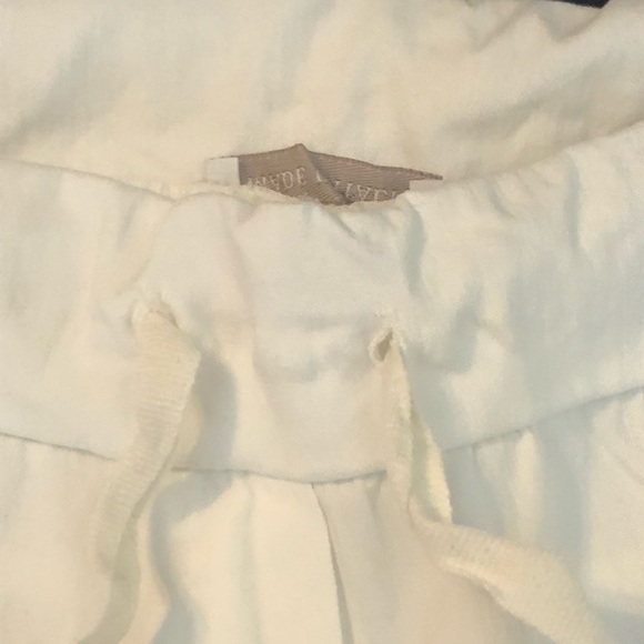 MADE IN ITALY white fancy pants joggers one size - Picture 12 of 16